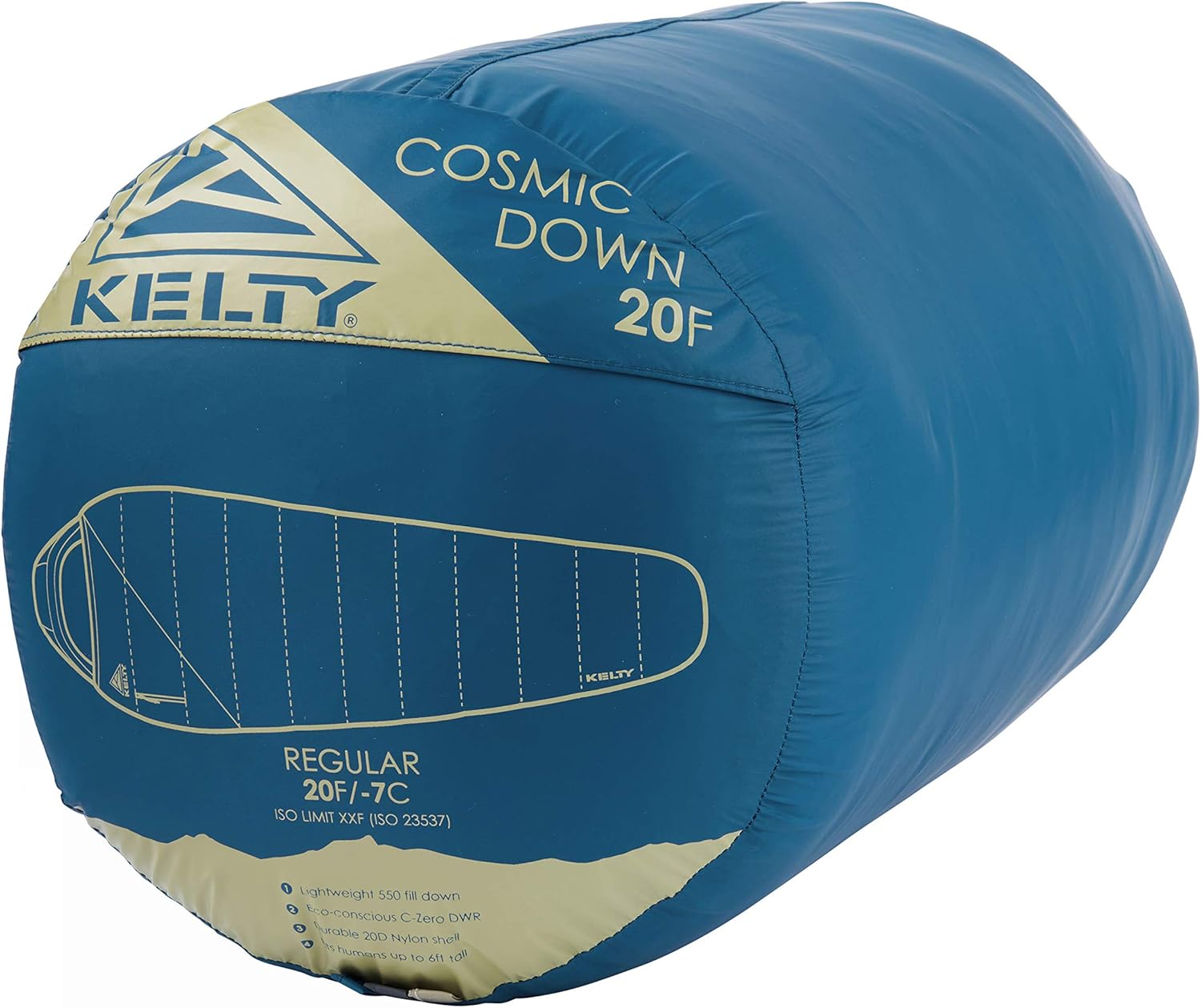 Kelty Cosmic 20 Degree 550 Down Fill Sleeping Bag with Sawyer Squeeze Water Filtration System S63703