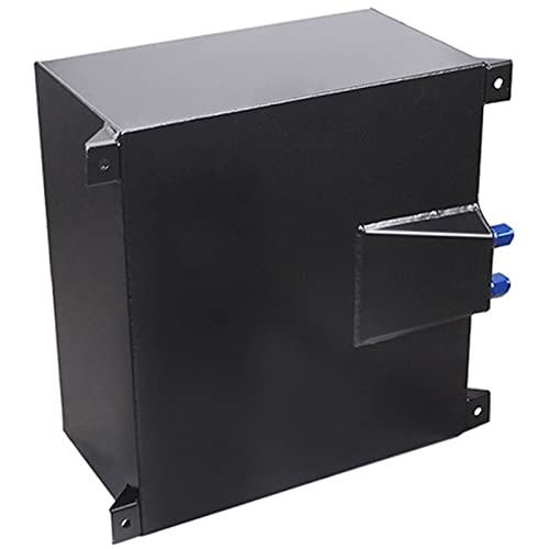 GSTP Universal Fuel Cell Tank with Cap and Level Sender Polished Aluminum Black D4394