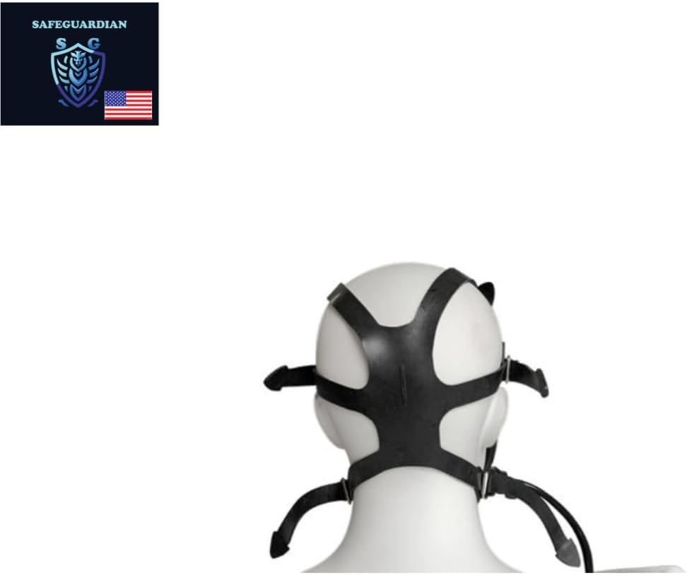 Israeli Military Grade CBRN Gas Mask Respirator for Chemical Fumes, Particulates, and Smoke L490