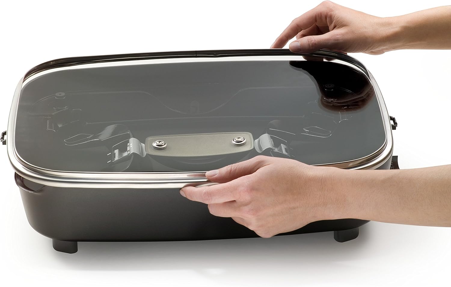 Presto 06857 16-inch Electric Foldaway Skillet, Black H108