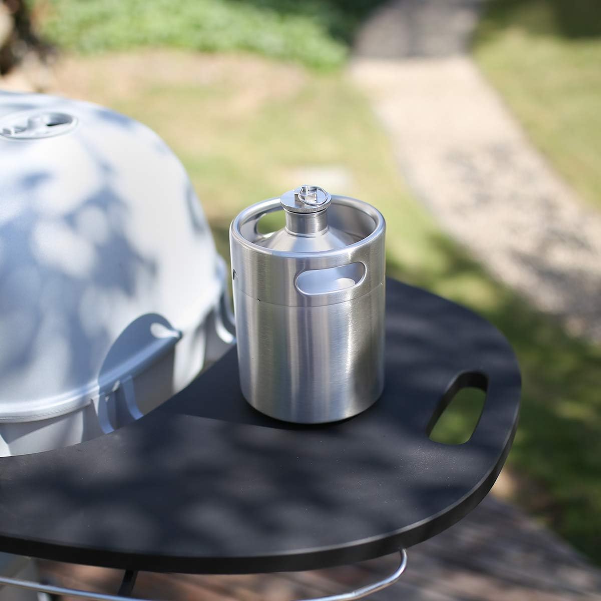TMCRAFT 64OZ Stainless Steel Mini Keg Portable Beer Growler X908167