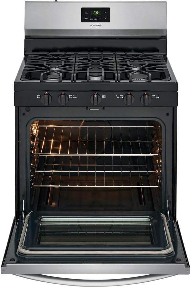 Frigidaire FCRG3052AS 30" Freestanding Gas Range, Stainless Steel V2814