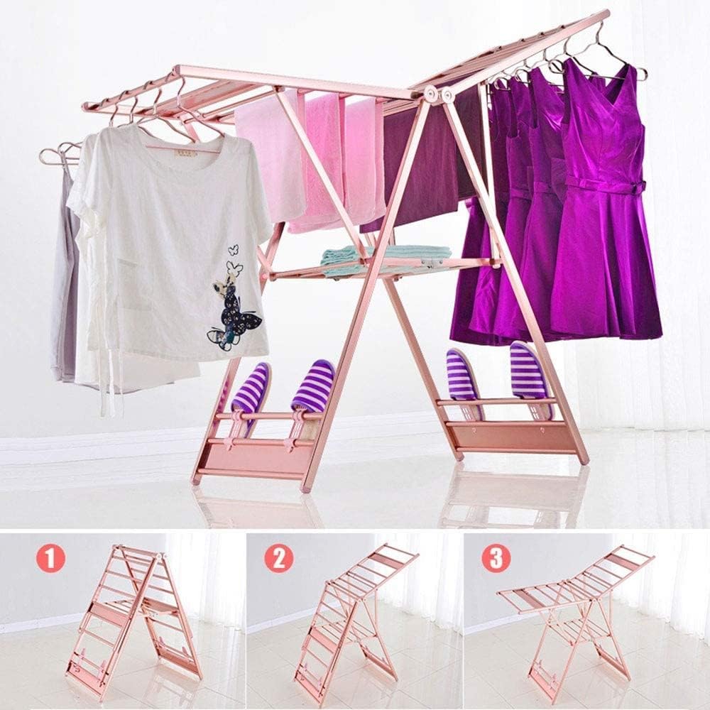 Folding Space-Saving Airer Drying Rack for Laundry V324888