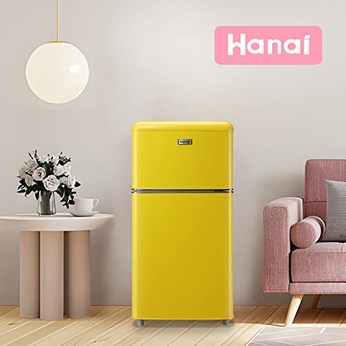 WANAI mini fridge with freezer dual door O19920