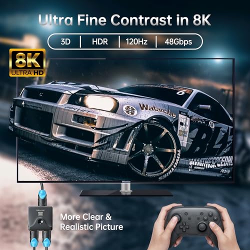 HDMI Switch 4K Bidirectional Splitter 2 in 1 Out R342439
