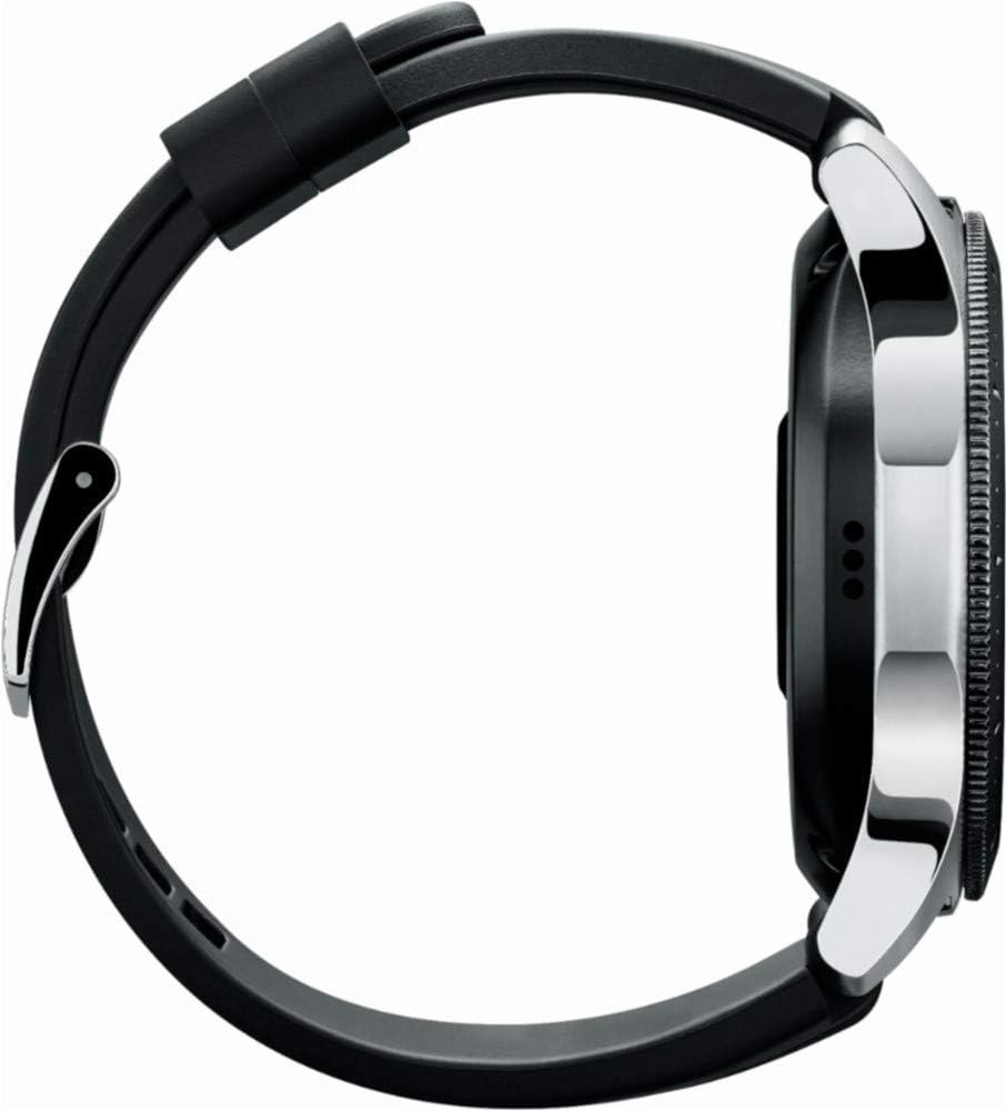 SAMSUNG Galaxy Watch Smartwatch 46mm Stainless Steel LTE (Renewed) N498357