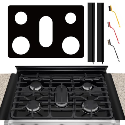 Stove Cover For LG Gas Stove Top Protector - Reusable Non-Stick Stove Top Cover Guard With 2PCS Stove Gap Covers