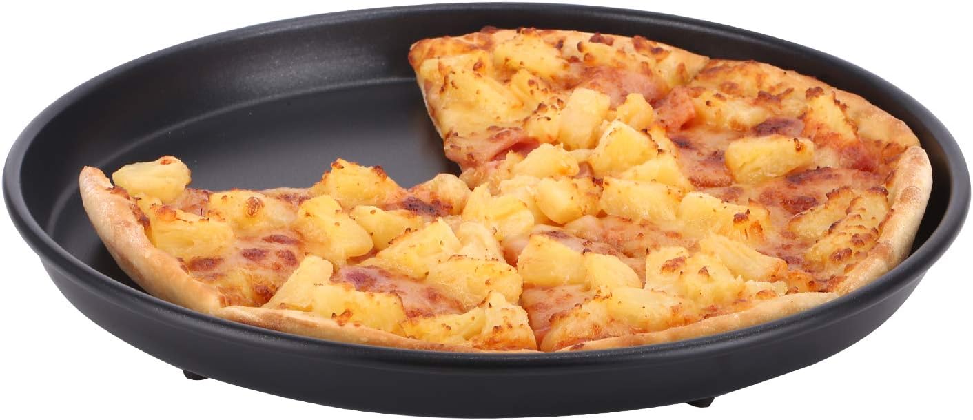 12inch Microwave Crisper Pan for Reheating Pizza, Nuggets & French Toast A846