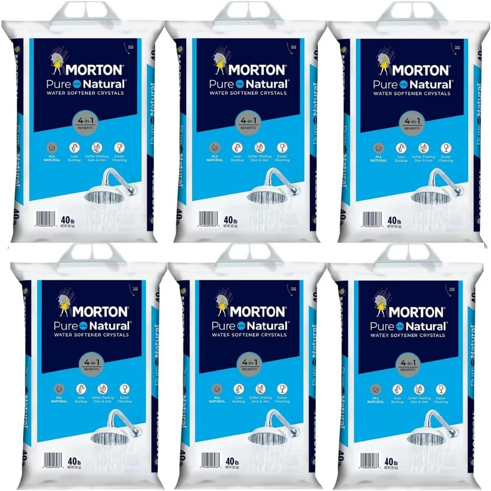 Morton Pure and Natural® Water Softener Salt Crystals