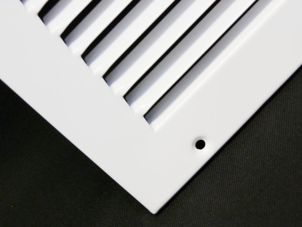Steel Return Grilles HVAC Duct Cover 30"W x 10"H White W432721