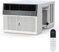 6000BTU U-Shaped Window Air Conditioner, Window ac Unit U Shaped Cools Up to 250 sq. ft., Open Window Flexibility, 6 Modes, Sleep Mode, Ultra Quiet, Energy Efficient for Bedroom, Room, Office