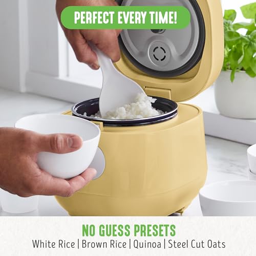 GreenLife PFAS-Free 4-Cup Rice and Grains Cooker, Ceramic Nonstick G296655