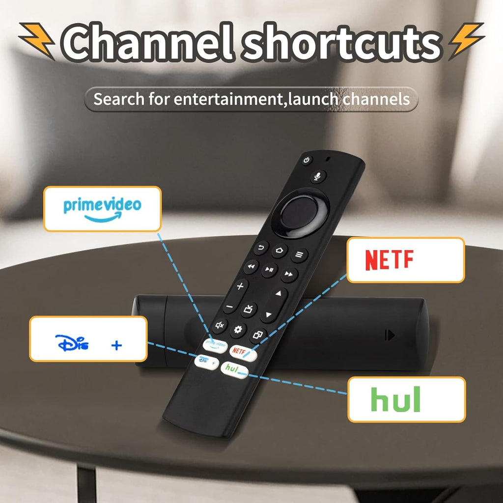 Replacement Voice Remote Control for Insignia, Toshiba, Pioneer, AMZ TV Cube and Omni TVs P24188