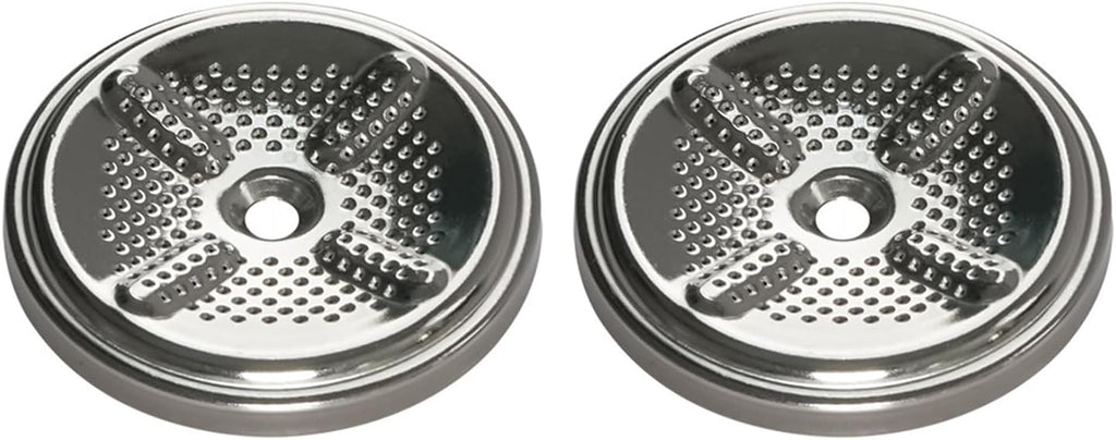 Stainless Steel Round Coffee Filter Basket for Coffee Machines (Pack of 2) X48646