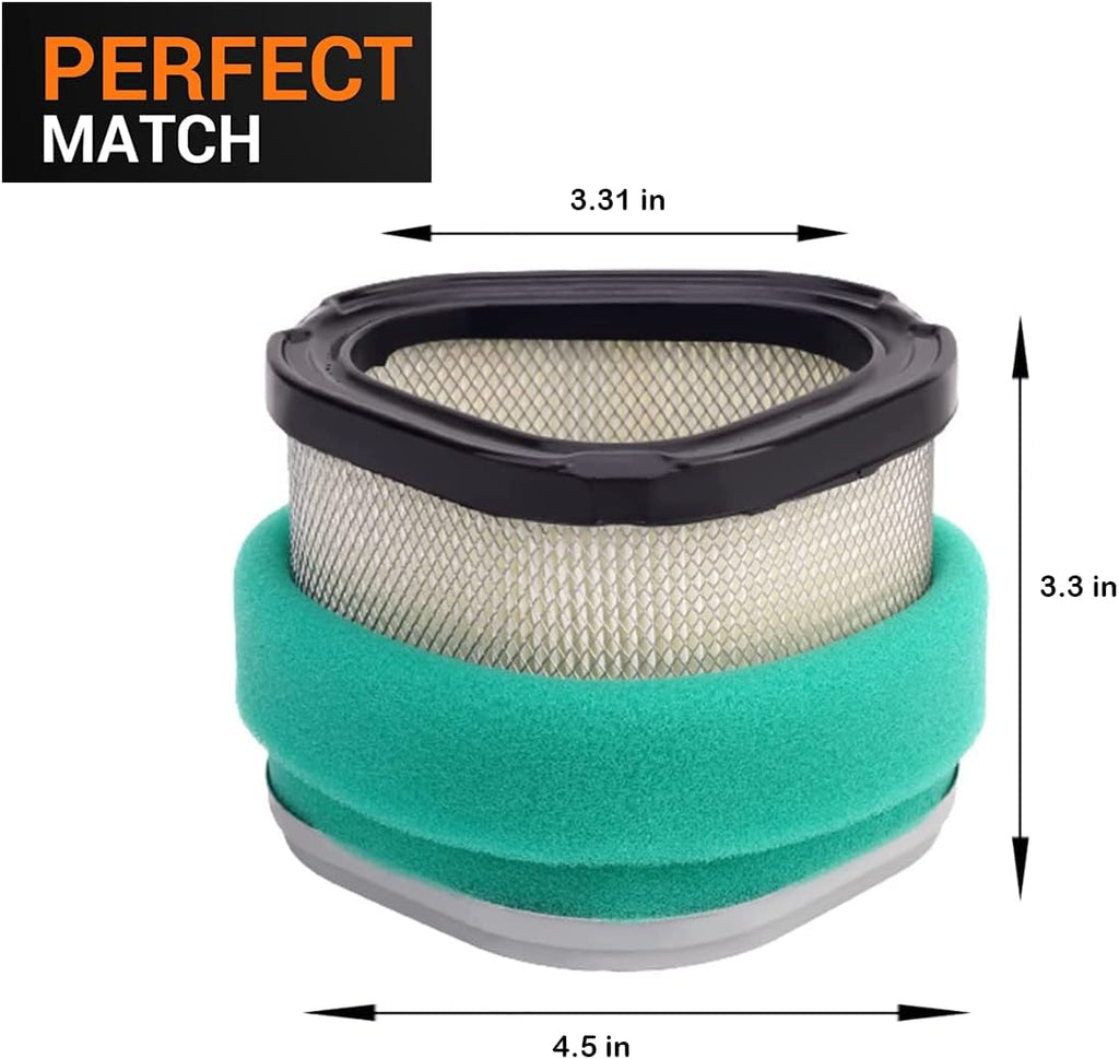 10-S Air Filter with Oil Filter Maintenance Kit for LT150 LT160 LX255 LX266 Lawn Mower Tractor U326265