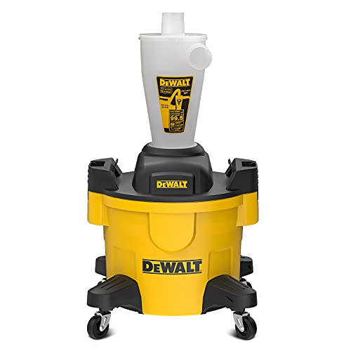 DEWALT Dust Separator with 6 Gallon Poly Tank, Cyclone Dust Collector, DXVCS002 S947189