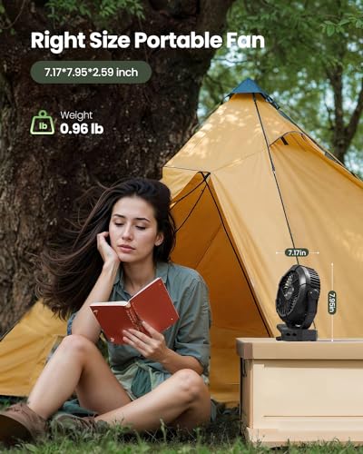 Gaiatop Camping Fan with LED Lights F1391