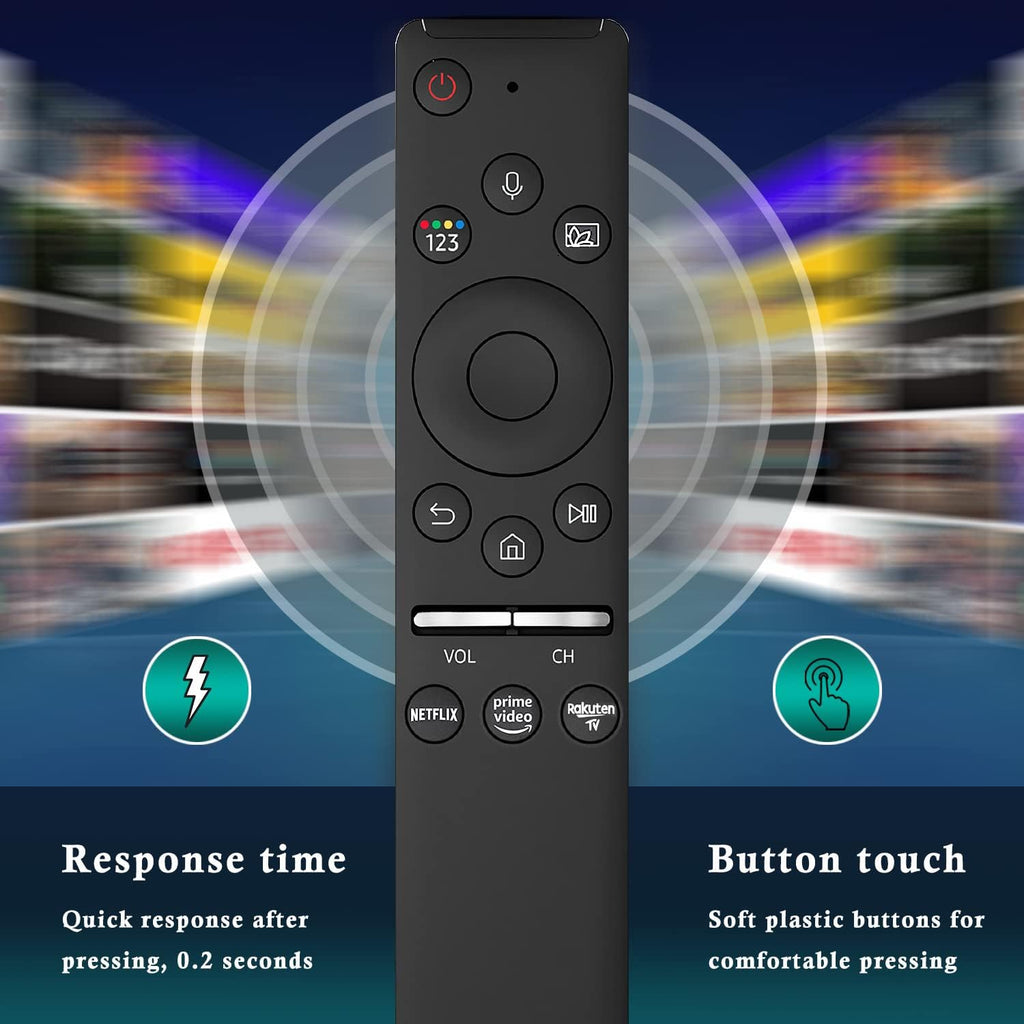 Kaedent Remote Control for Samsung Smart TV with Voice and Netflix Buttons F764353