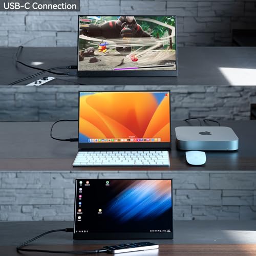 Intehill 13.3-inch OLED Portable Gaming Monitor FHD 1ms X62037