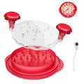 Chicken Shredder Large Chicken Breast Shredder Tool Twist - Visible Meat Shredder Machine | Ergonomic Handle, Anti-Slip Design, BPA Free | Ideal for Chicken Pork, Beef | Includes Brush
