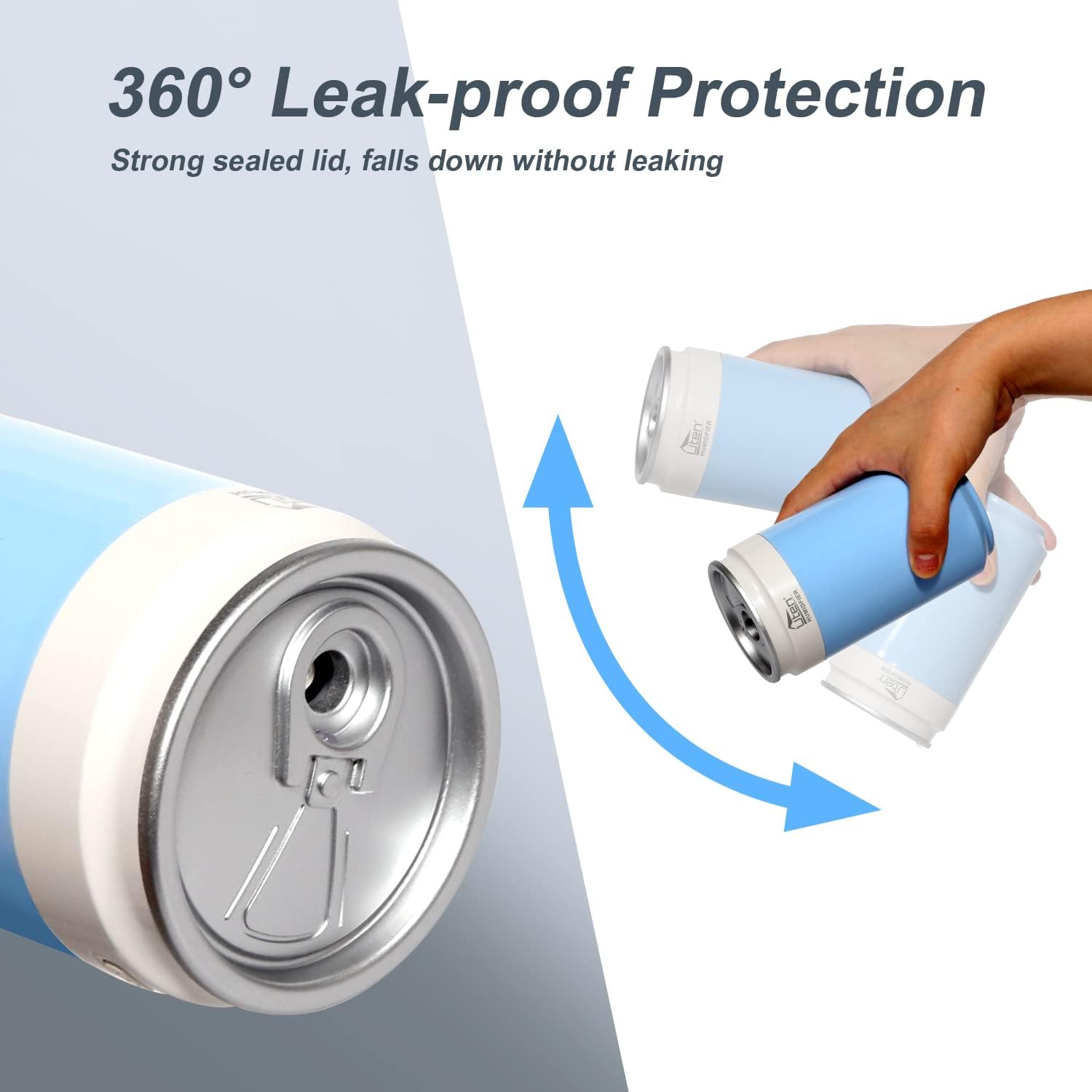 Portable USB Humidifier for Bedroom, Home, Office, Car, 2 Mist Modes, Night Light U564