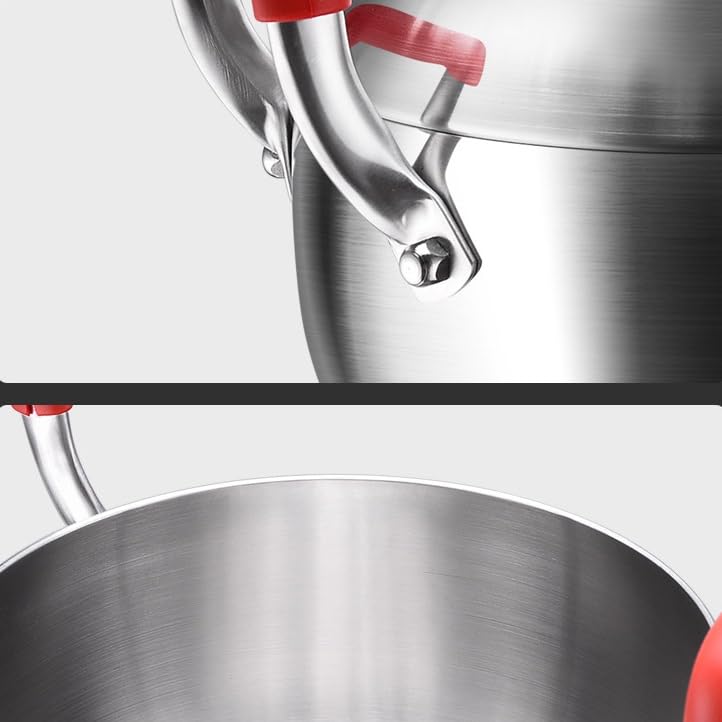 LNYHLXS Stainless Steel Stock Pot with Lid G4013