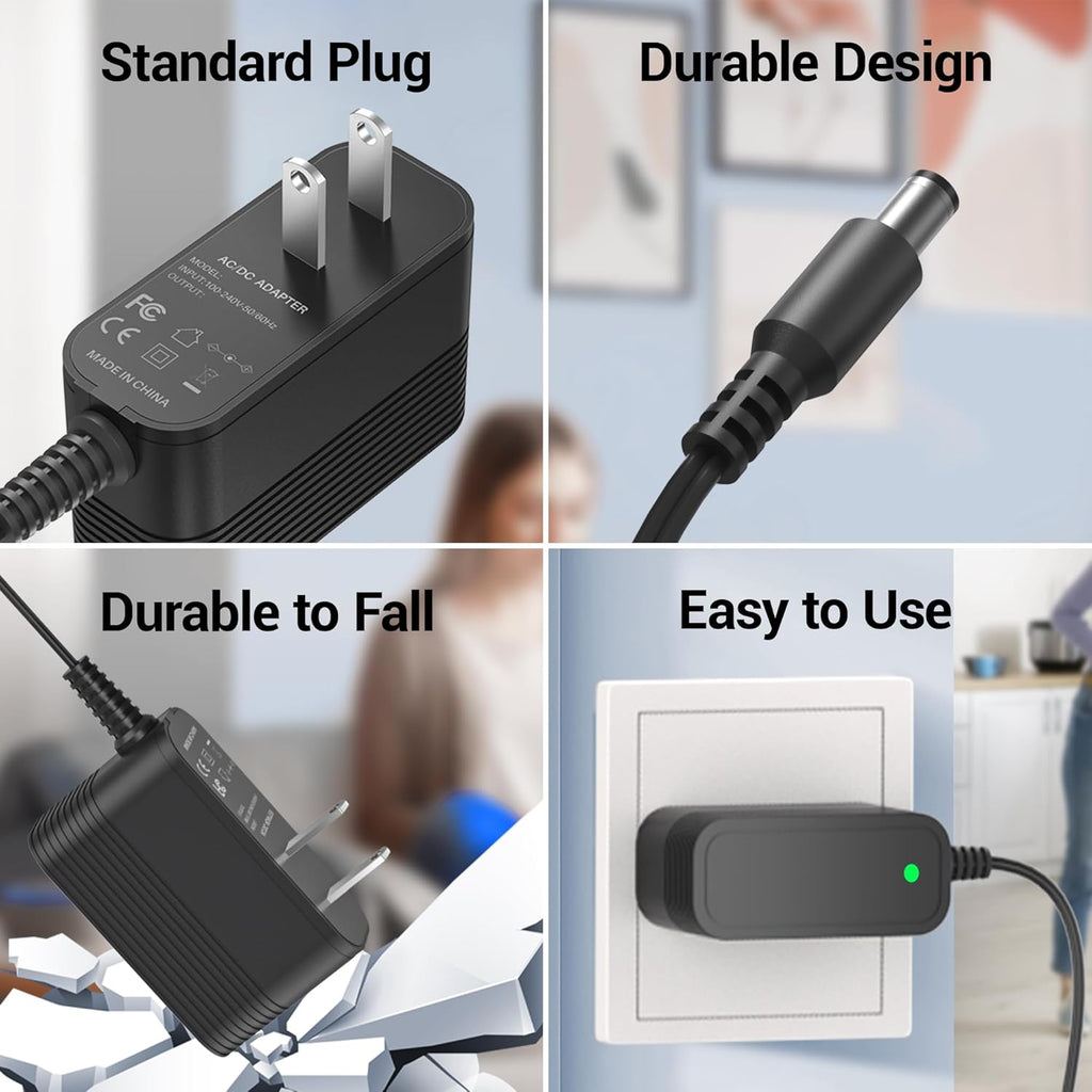 5V 1A Universal AC Adapter Power Supply with 10 Interchangeable Jacks U151