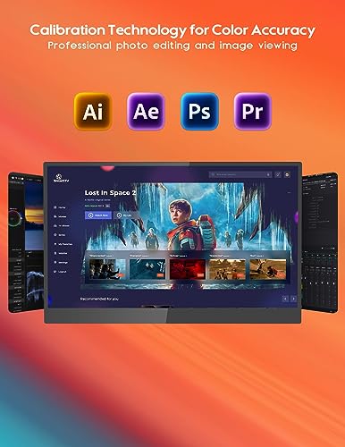 ZSCMALLS 15.6'' 4K OLED Portable Monitor for Laptop F62131