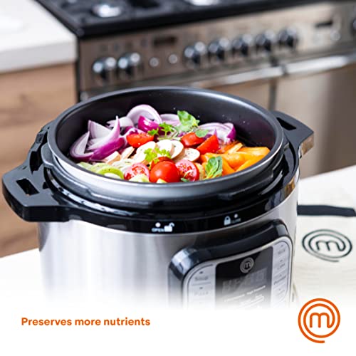 MasterChef Electric Pressure Cooker 6 Qt 10 in 1 Multicooker T6531