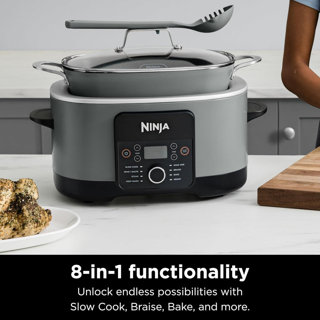 Ninja MC1001 Foodi PossibleCooker PRO 8.5 Quart Multi-Cooker with Nonstick Oven Safe Pot X868678