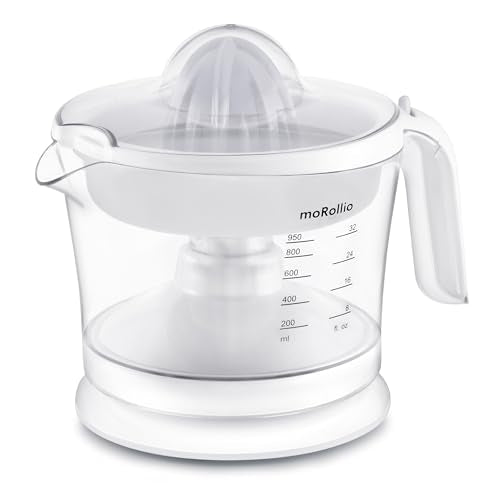 Citrus Juicer, Orange Juicer | Electric Citrus Juice Squeezer with Adjustable Pulp Control, 32oz | for Oranges, Grapefruits, Lemons and Limes