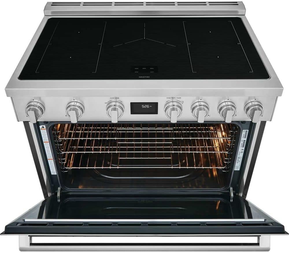 Electrolux ECFI3668A 36 Inch Induction Range with True Convection, Stainless Steel N5199