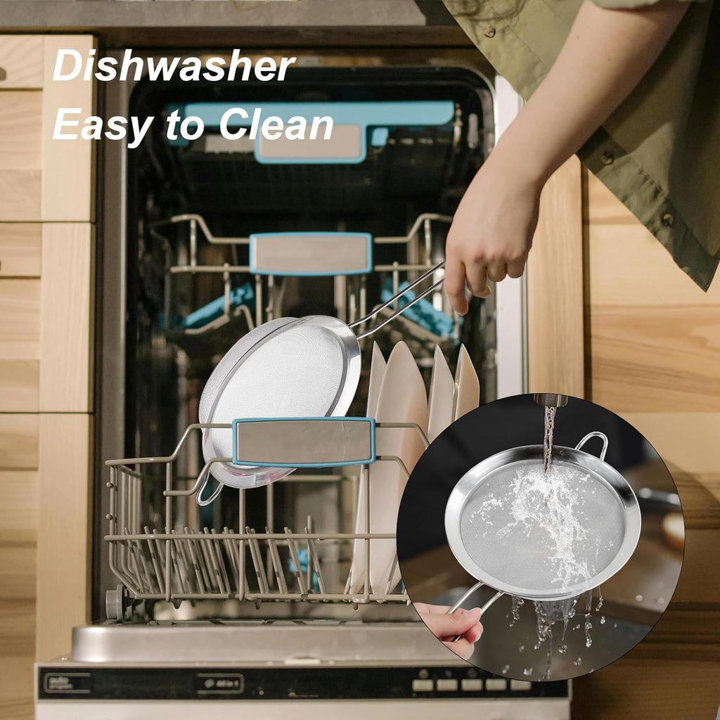 Stainless Steel Fine Mesh Food Strainer Colander P7705