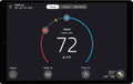 Lennox S40 (22V24) Smart Thermostat, Touchscreen, WiFi, Communicating System Control, Programmable, High Efficiency, Geo-Fencing, Remote Access, Wi-Fi and Alexa Enabled, Easy Installation