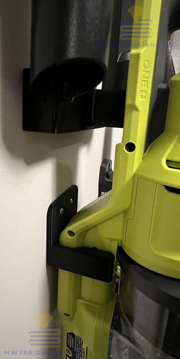 Wall Mount for Ryobi ONE+ 18V Stick Vac, Black A133501