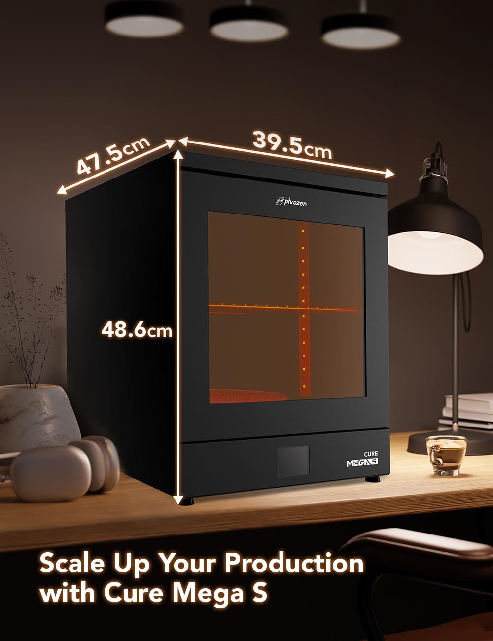 Phrozen Cure Mega S 3D Printer Resin Curing Station with UV Light and 360° Turntable G544298