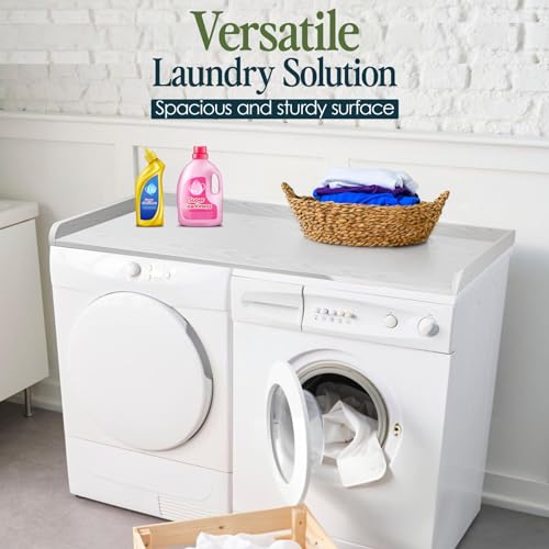 RELODECOR Washer and Dryer Countertop with Non-Slip Mat F27682