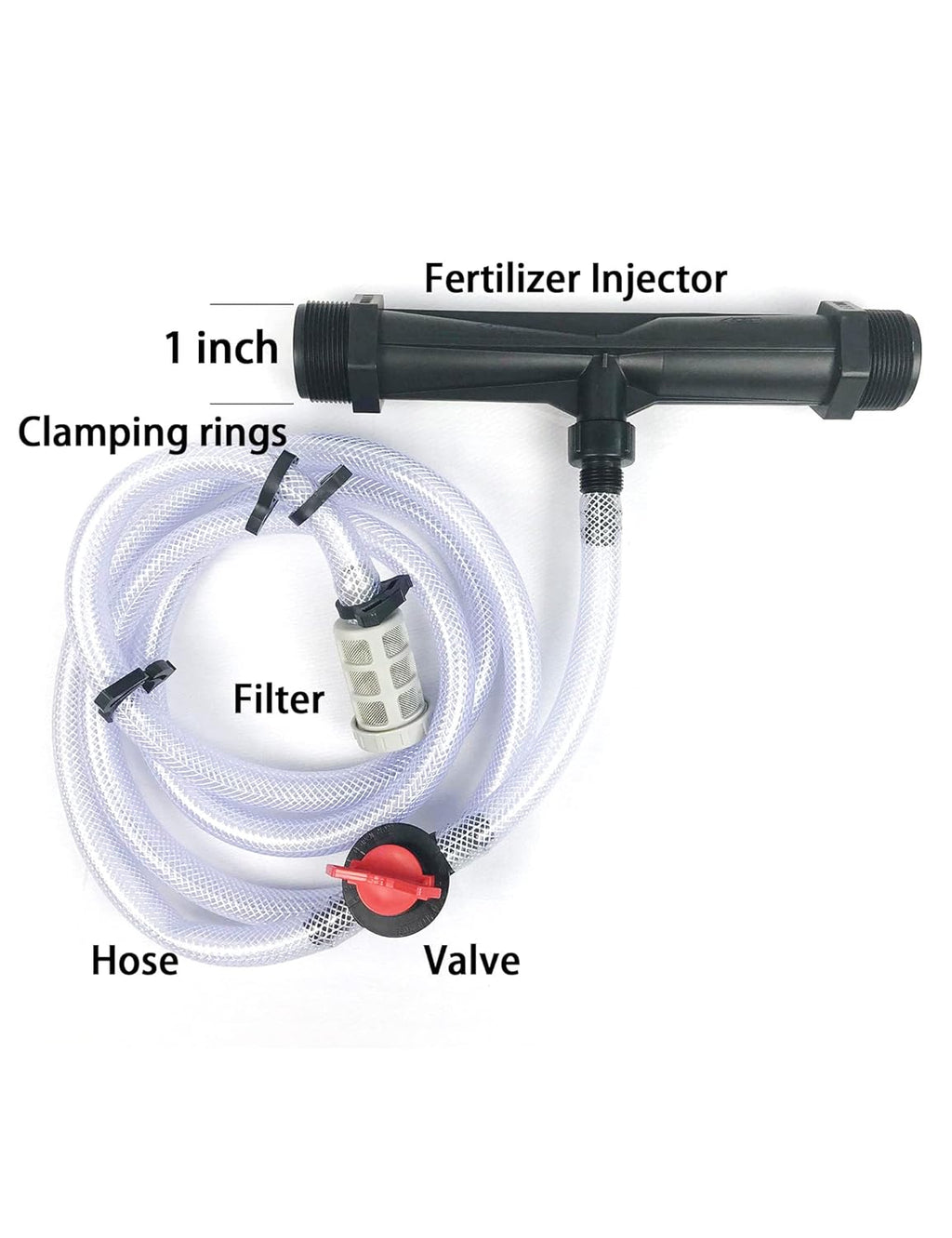 Venturi Fertilizer Injector Kit 1 inch NPT for Garden Drip Irrigation R40496