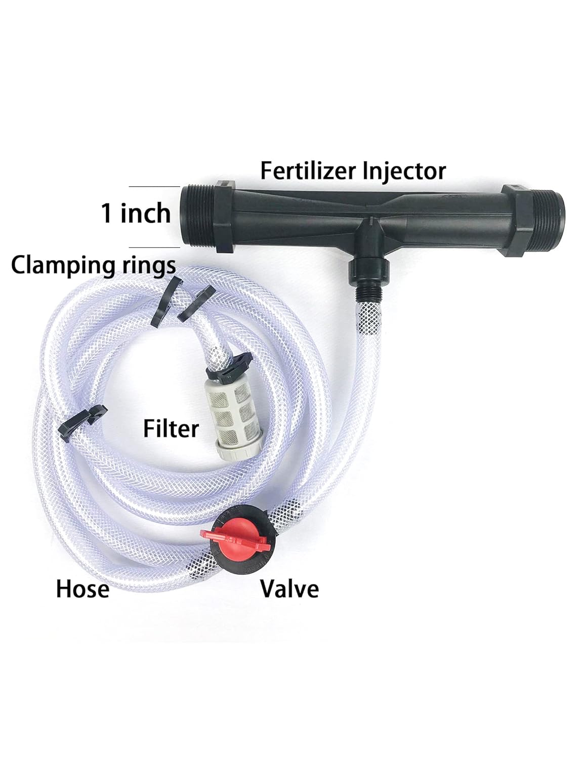 Venturi Fertilizer Injector Kit 1 inch NPT for Garden Drip Irrigation R40496