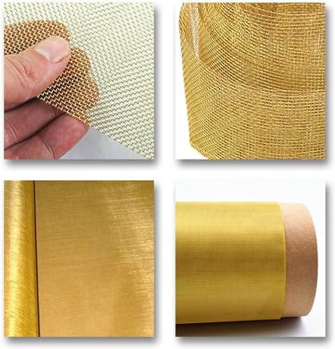 MekUk Copper Metal Mesh Screen for Filtration and DIY Projects J7221