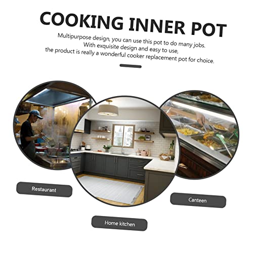SWOOMEY Rice Cooker Liner Nonstick Stainless Steel Inner Pot F14976
