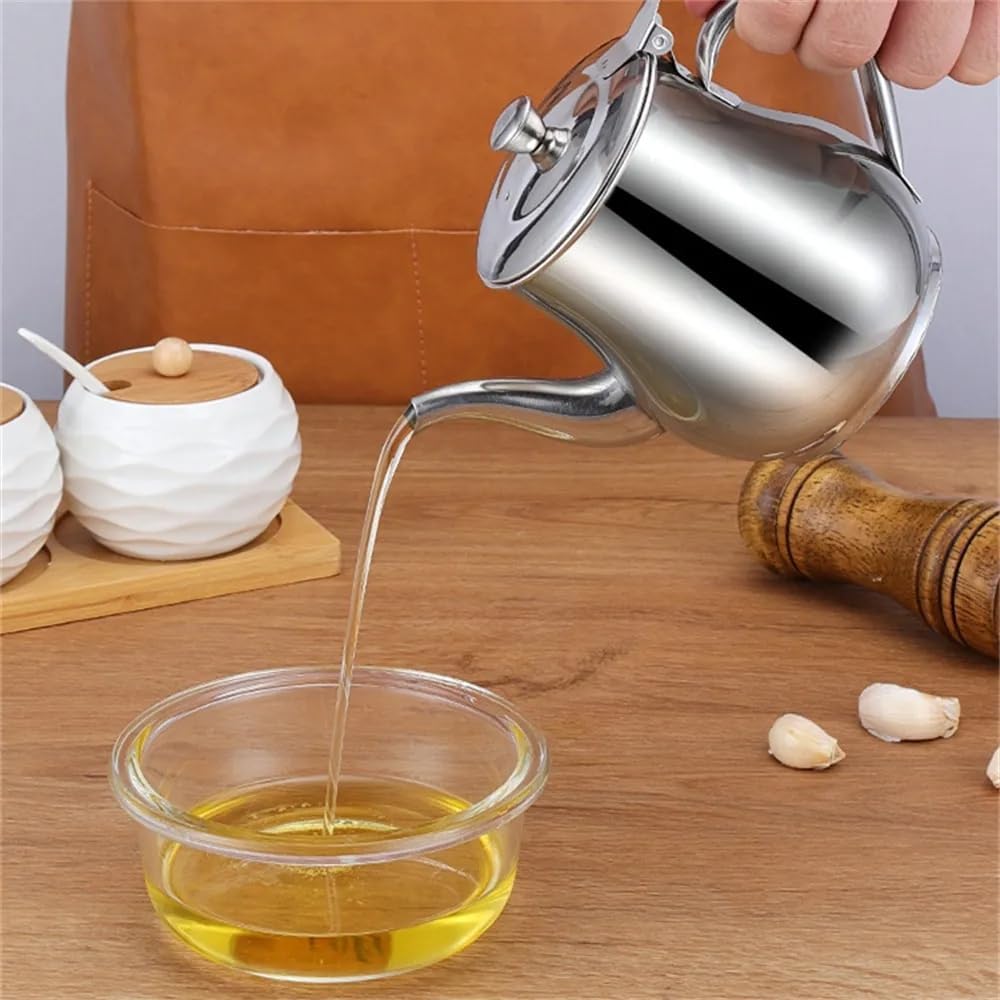 24oz 304 Stainless Steel Oil Filter Cup with Mesh Strainer S48080