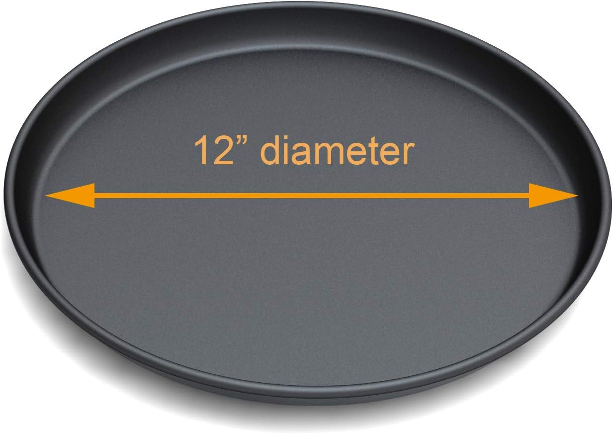 12inch Microwave Crisper Pan for Reheating Pizza, Nuggets & French Toast A846