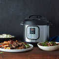Instant Pot Duo 7-in-1 Electric Pressure Cooker, Sterilizer, Slow Cooker, Rice Cooker, Steamer, Saute, Yogurt Maker, and Warmer, 6 Quart, 14 One-Touch Programs & 6 Quart Ceramic Cooking Pot