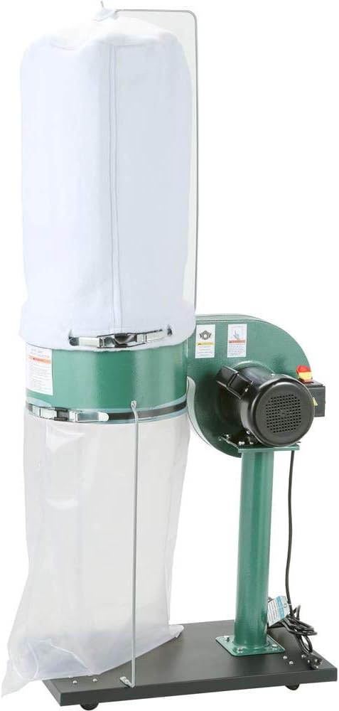 Grizzly G8027 1 HP Portable Dust Collector C3281