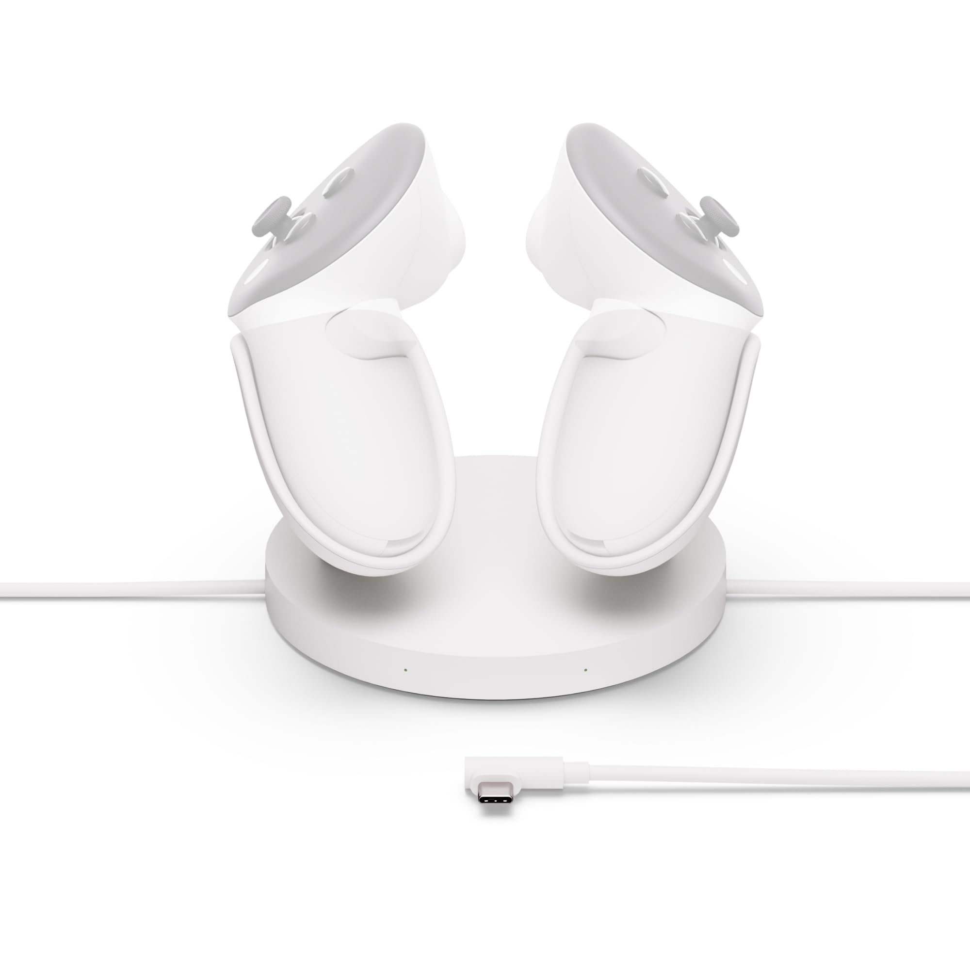 Meta Quest Compact Charging Dock ¡ª Works with Meta Quest 3/3S ¡ª Extended Headset Charging Cable ¡ª Wireless Charging for Touch Plus Controllers