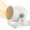 Portable space heater for indoor use, 500W low power mini heater, small and durable, personal heater fan, suitable for small space heating such as desk, room, tent and rv，White, red,green