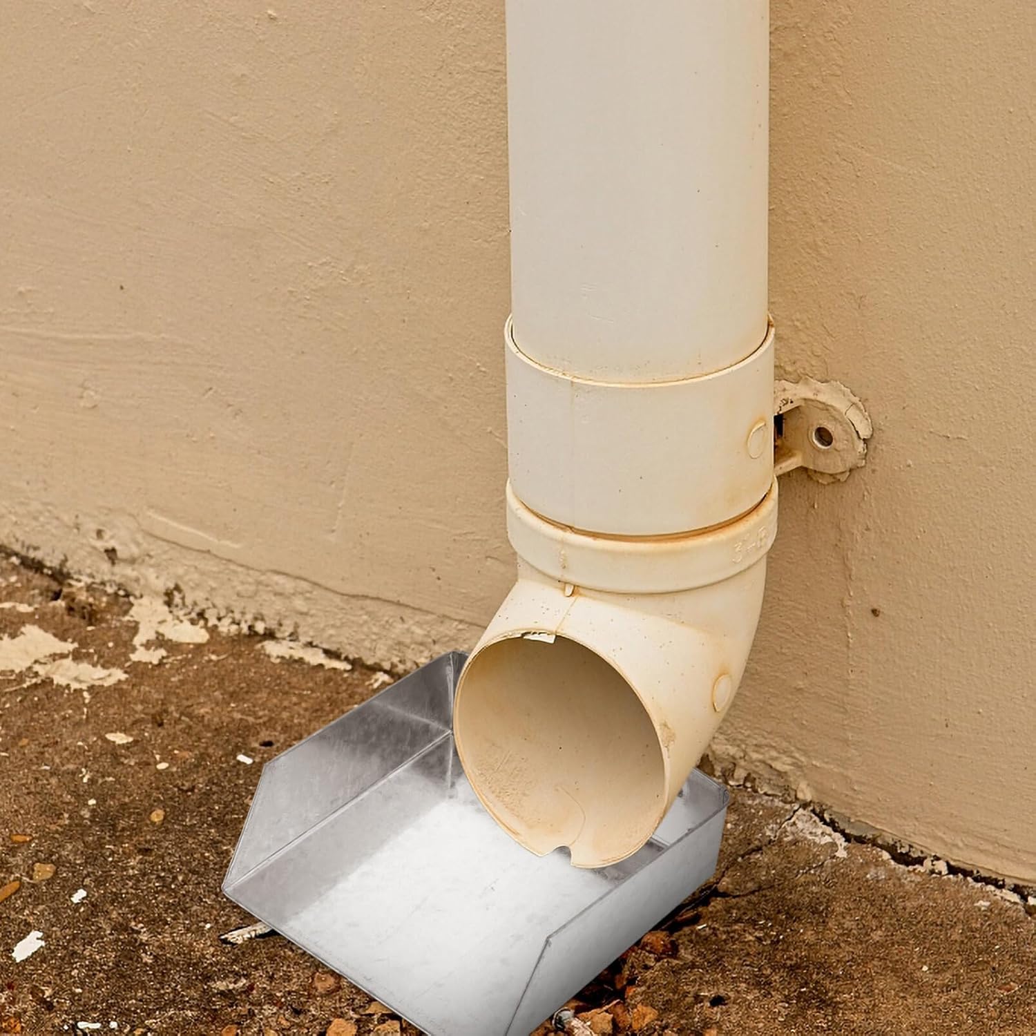Metal Gutter Downspout Splash Block for Cement Floor Lawn R282850