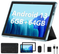 ECOPAD Android 13 Tablet, Newest 6GB RAM 64GB ROM Android Tablet with Protective Case