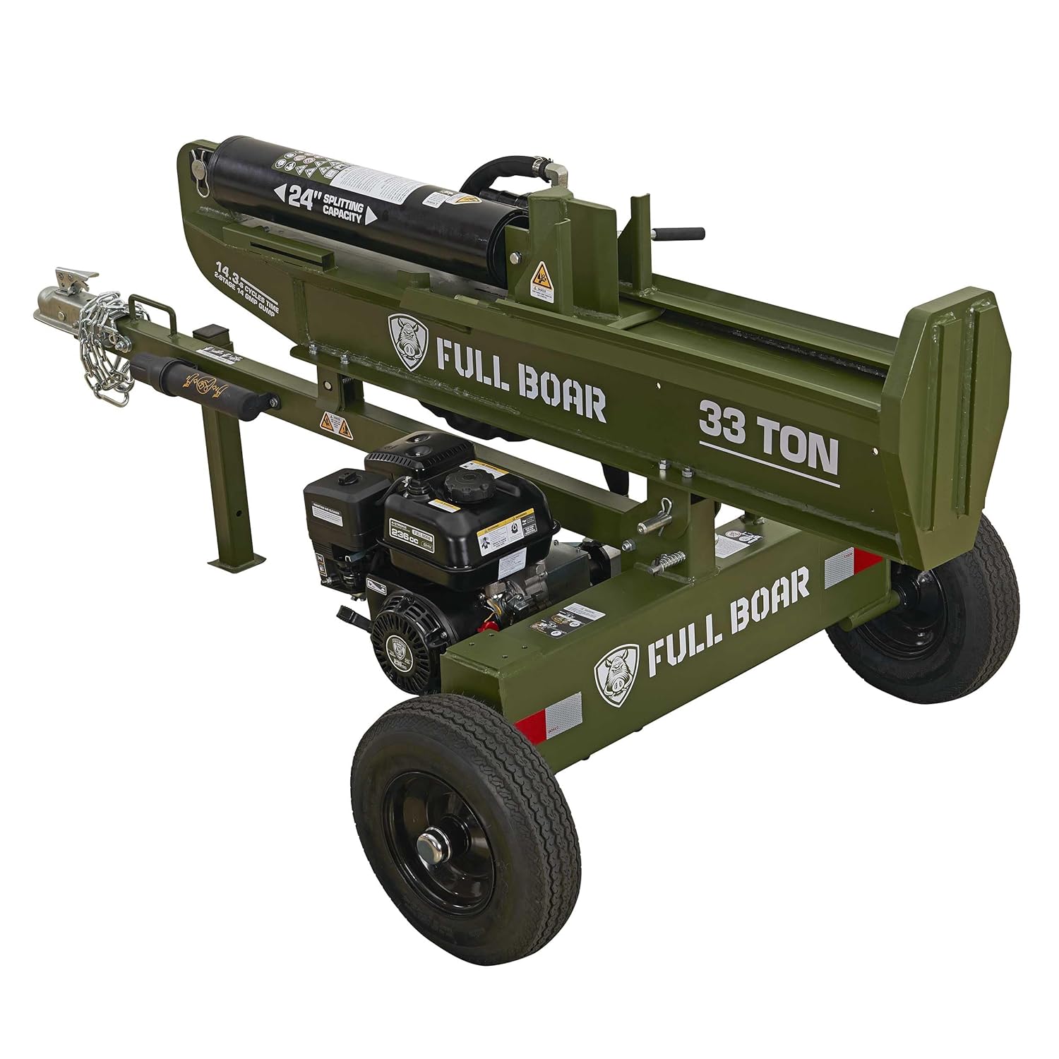 33 Ton Log Splitter Full Boar Engine 236cc F177149